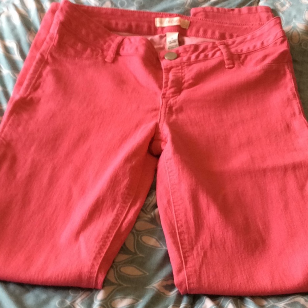 Refuge Hot pink Jeggings. Size 8